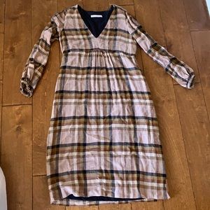 Zara plaid dress